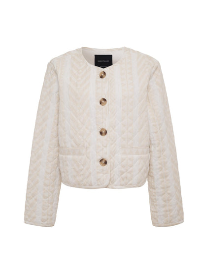 CRAFTED COCO JACKET COLLAGEN STRIPE | Sanctuary Clothing