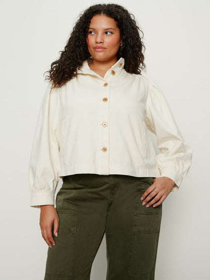 Charlotte Twill Jacket Collagen Extended Sizing | Sanctuary Clothing