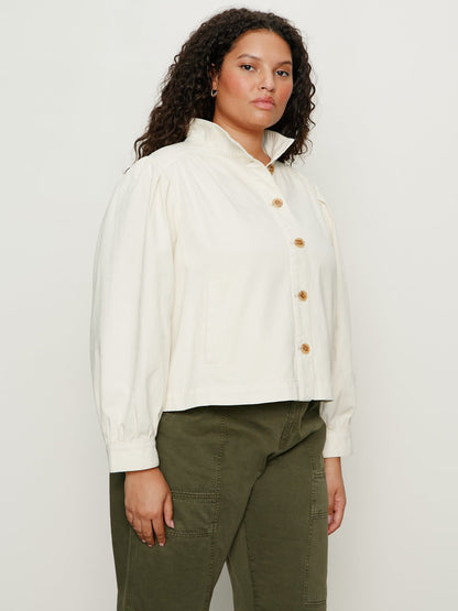 Charlotte Twill Jacket Collagen Extended Sizing | Sanctuary Clothing