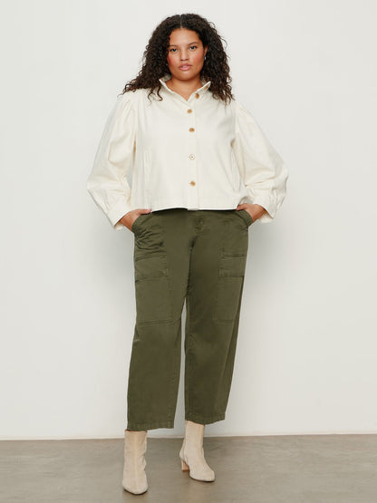Charlotte Twill Jacket Collagen Extended Sizing | Sanctuary Clothing