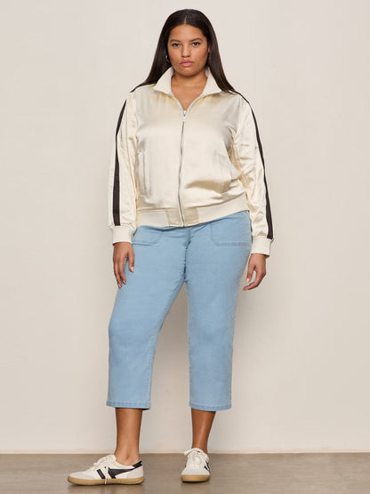 Satin Track Jacket Collagen Extended Sizing | Sanctuary Clothing