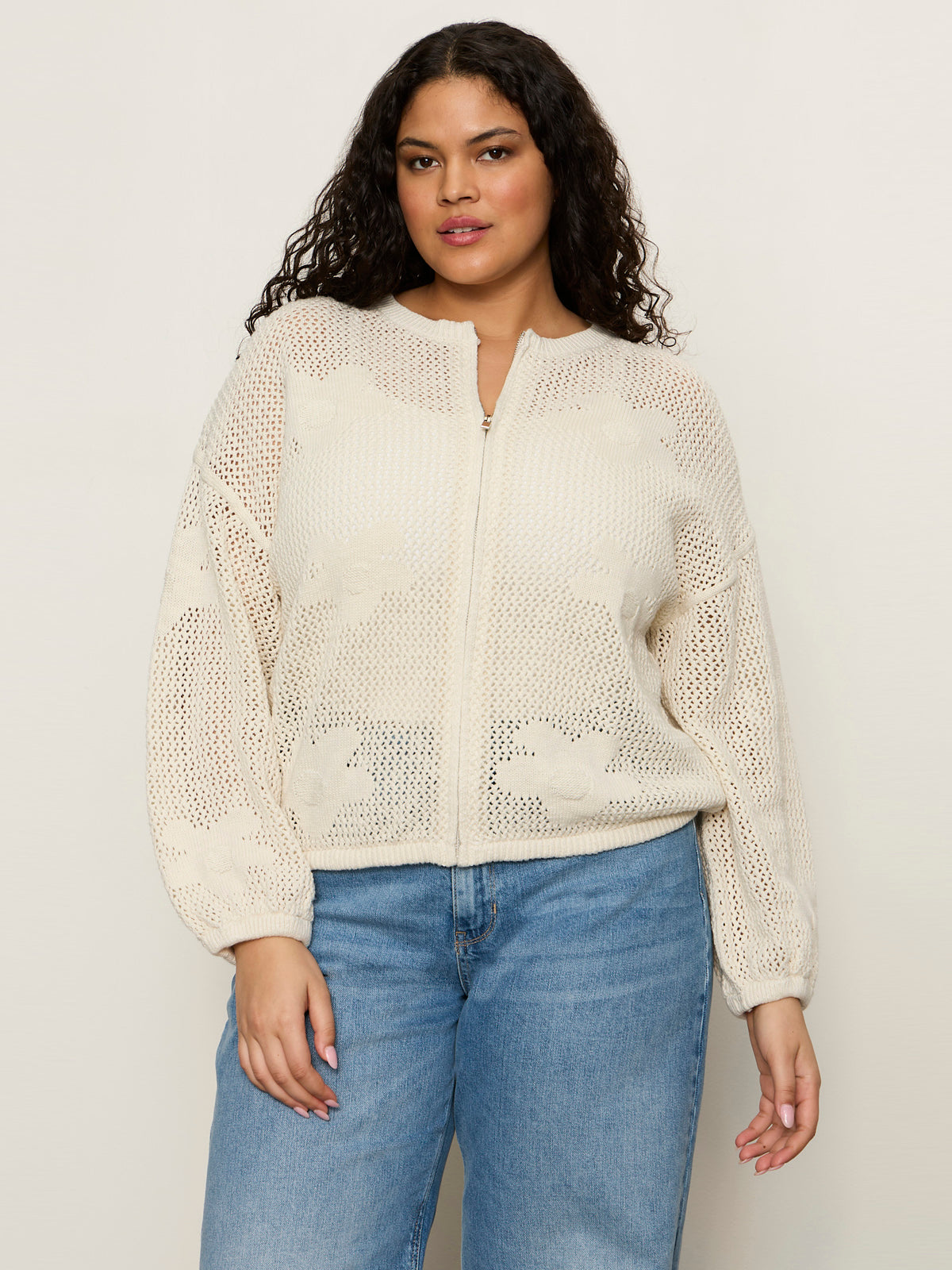 Daily Escape Flower Pop Bomber Collagen Extended Sizing | Sanctuary Clothing