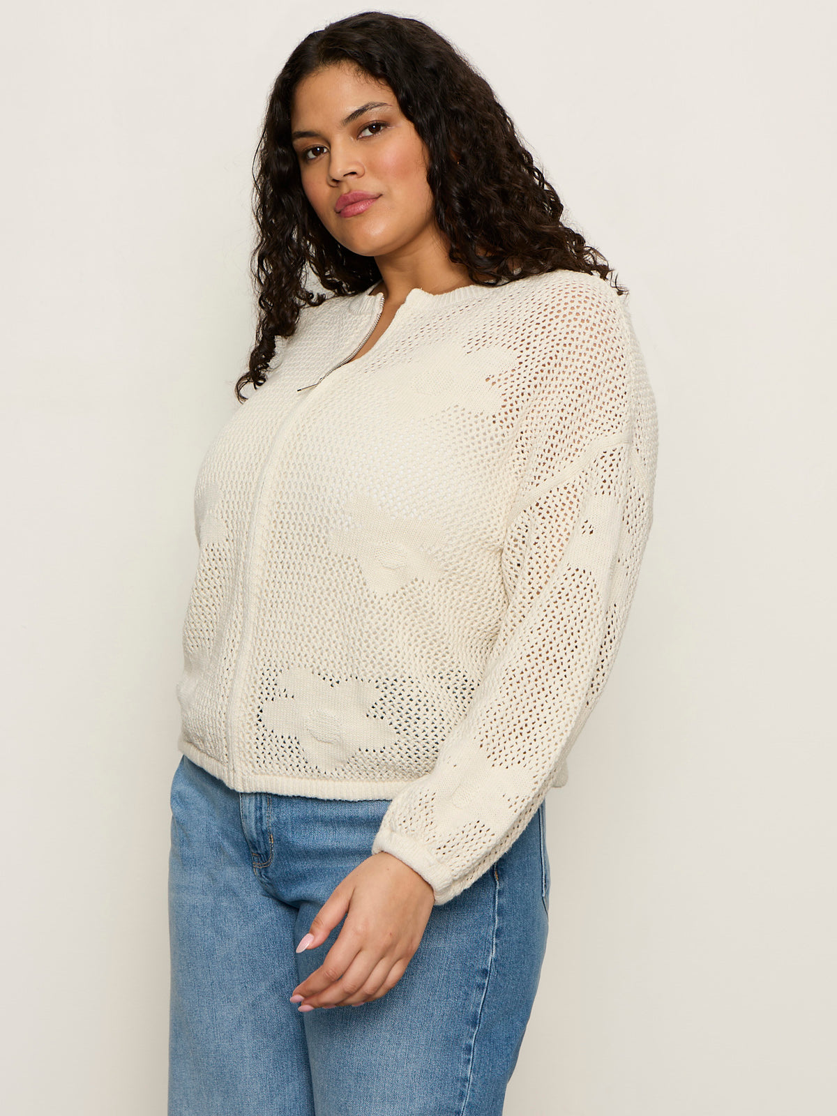 Daily Escape Flower Pop Bomber Collagen Extended Sizing | Sanctuary Clothing