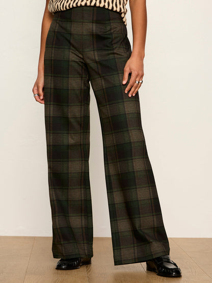Relay Pull On Pant Kalamata Plaid | Sanctuary Clothing