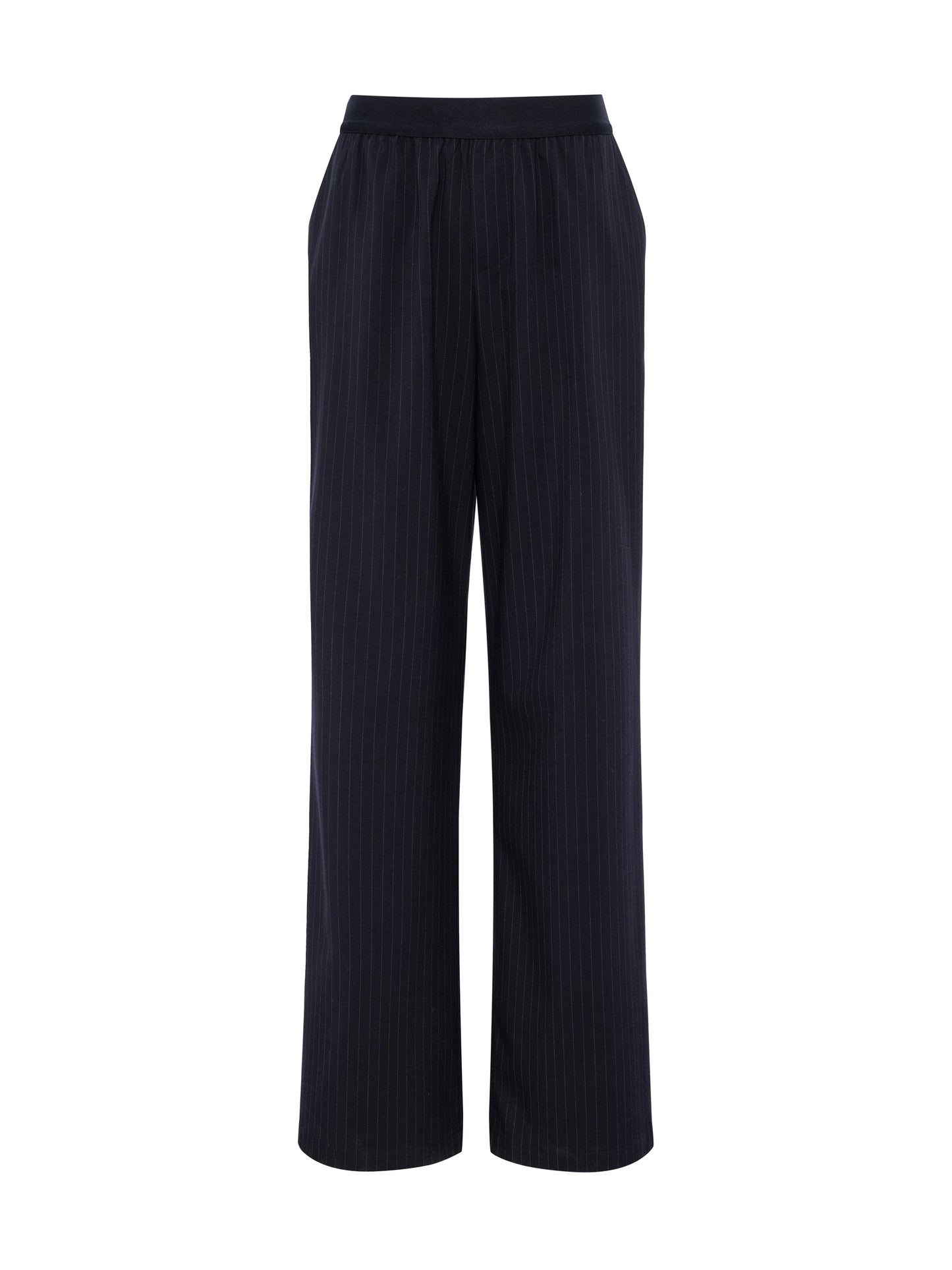 Uplift Pull On Trouser Navy Pinstripe | Sanctuary Clothing