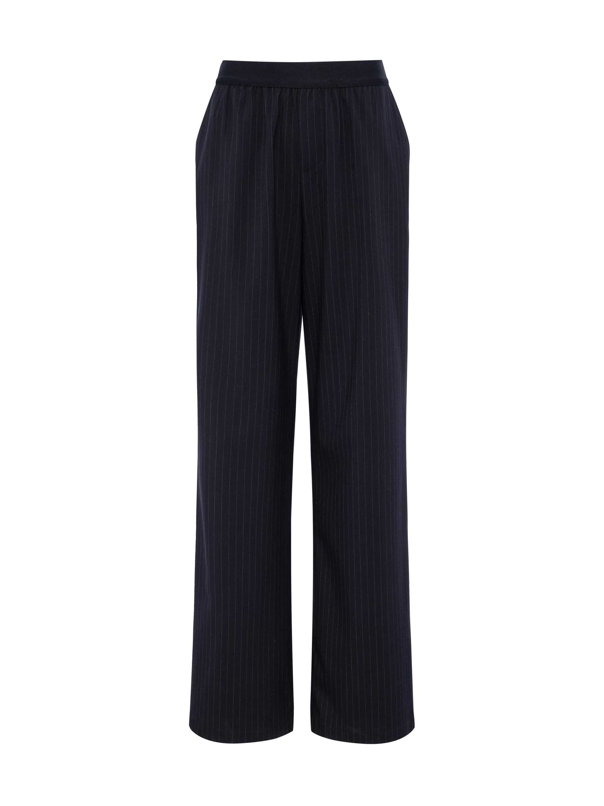 Uplift Pull On Trouser Navy Pinstripe | Sanctuary Clothing