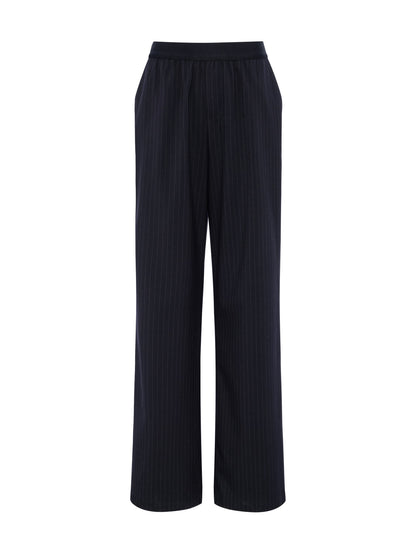 Uplift Pull On Trouser Navy Pinstripe | Sanctuary Clothing