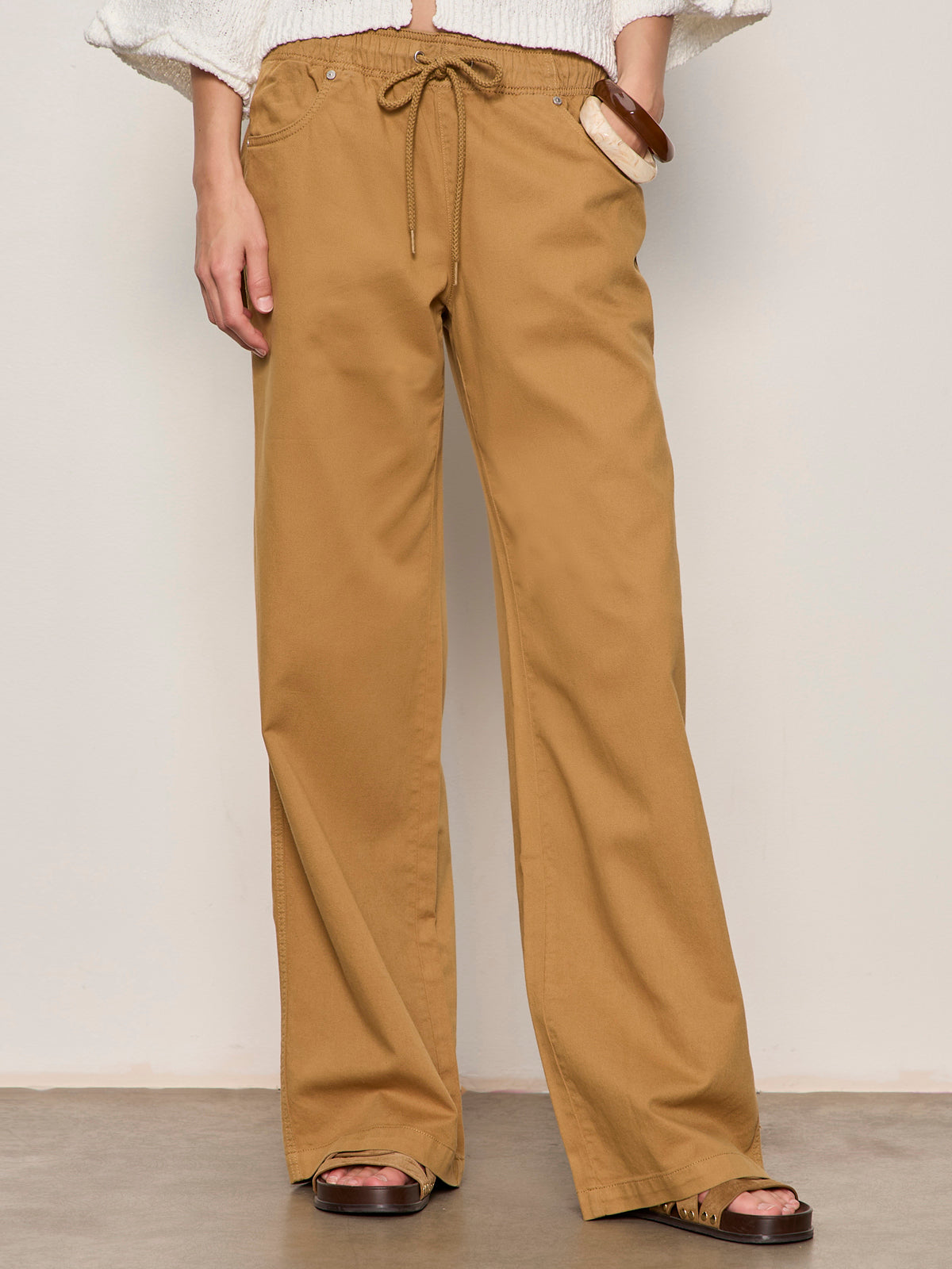 ALL ABOARD PANT WASHED CUMIN | Sanctuary Clothing