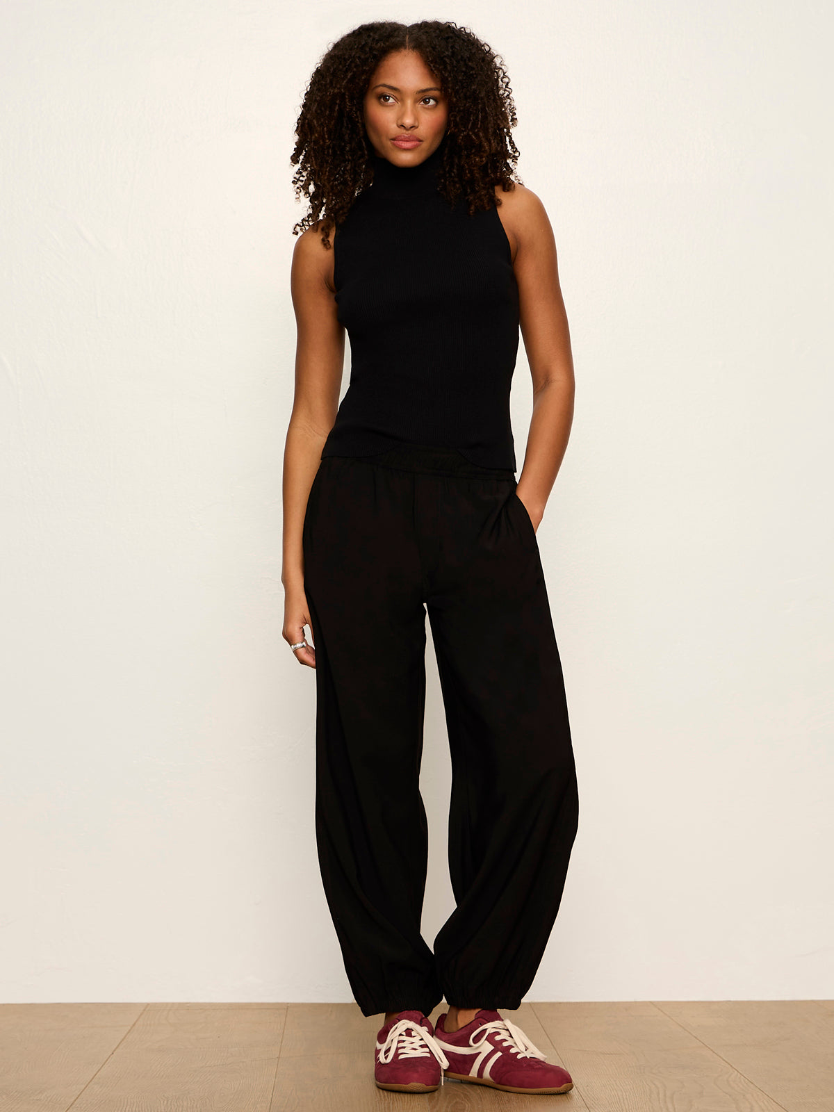 Micro Balloon Pant Black | Sanctuary Clothing