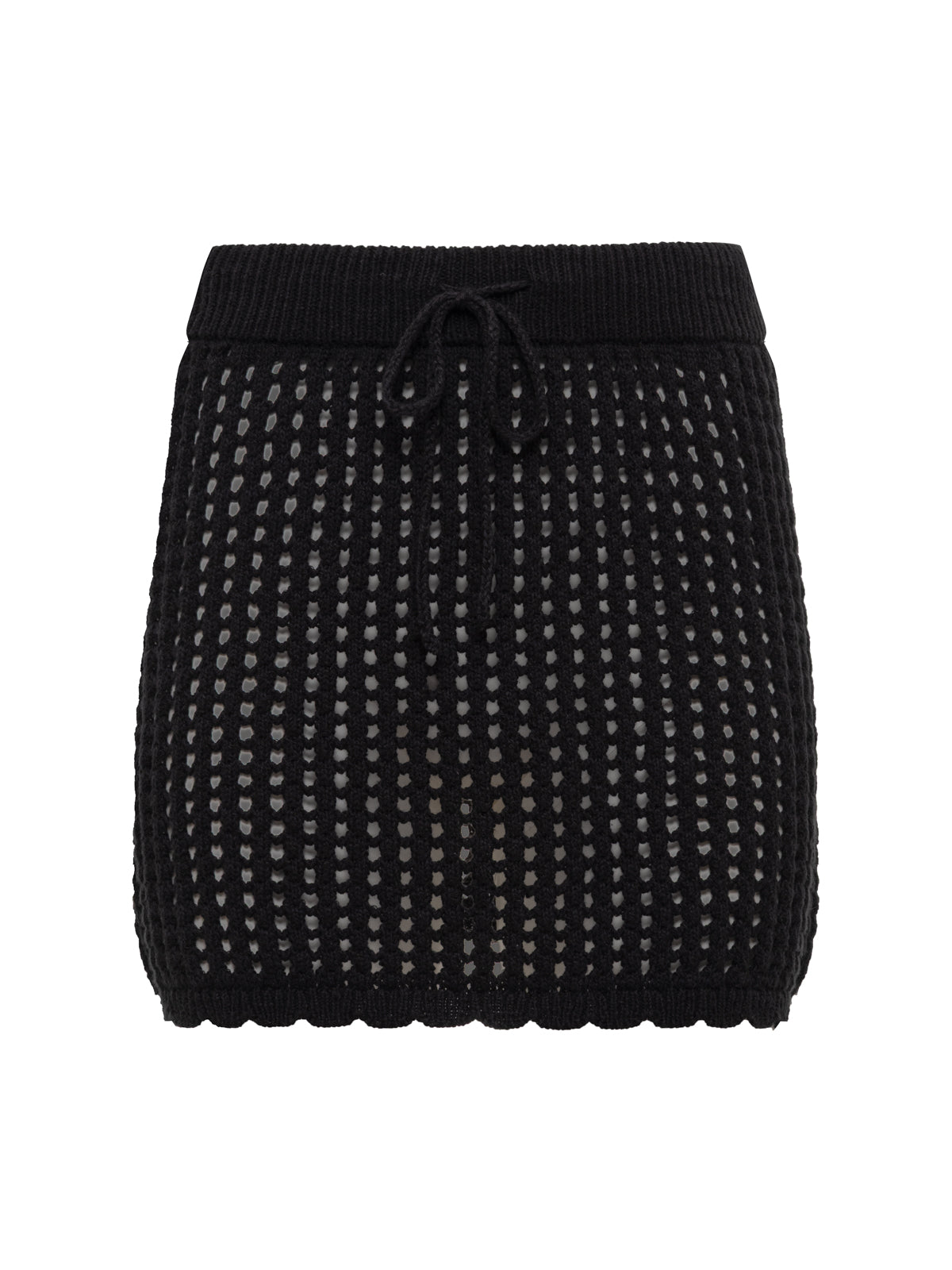 BEACHSIDE CROCHET SKIRT BLACK | Sanctuary Clothing