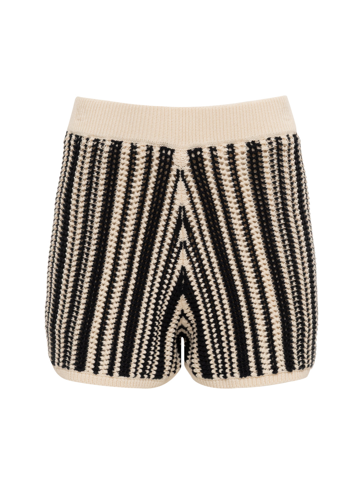 NATURAL STATE OPENWORK SHORT CABANA STRIPE | Sanctuary Clothing