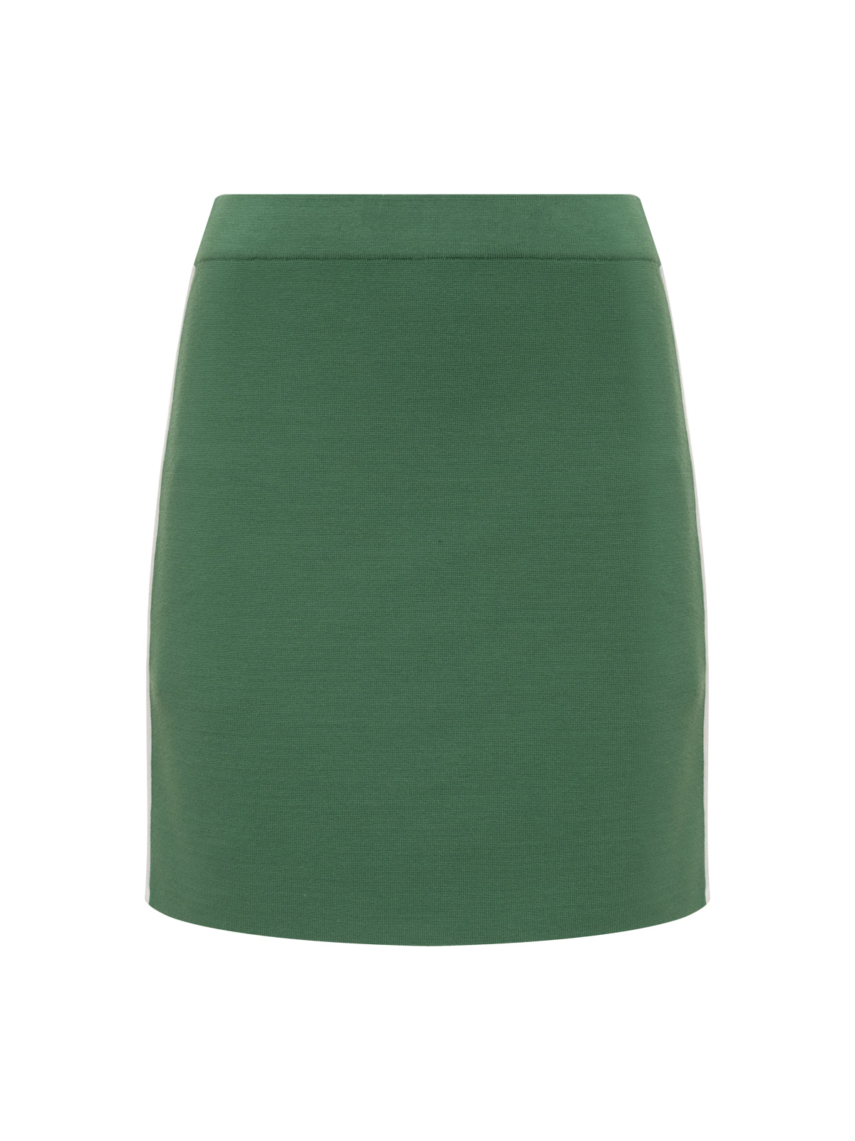 Places To Be Knit Track Skirt Green Juice/Chalk | Sanctuary Clothing