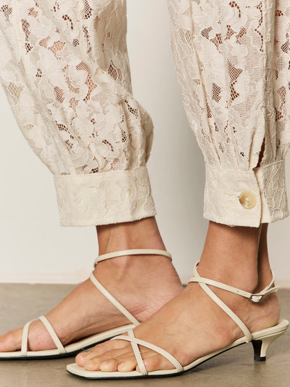 SOFT VOLUME LACE PANT COLLAGEN | Sanctuary Clothing