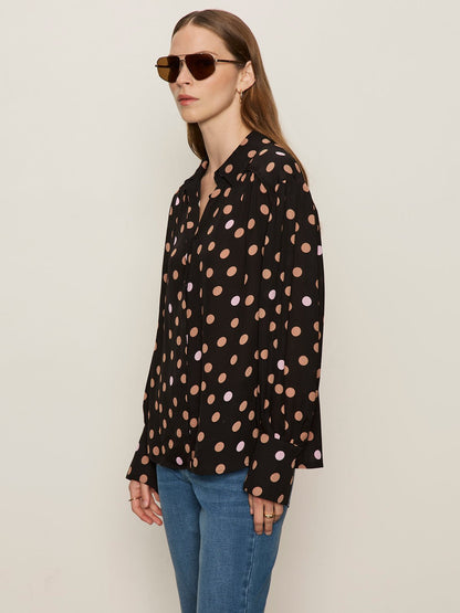 Colette Silk Shirt Popspot | Sanctuary Clothing