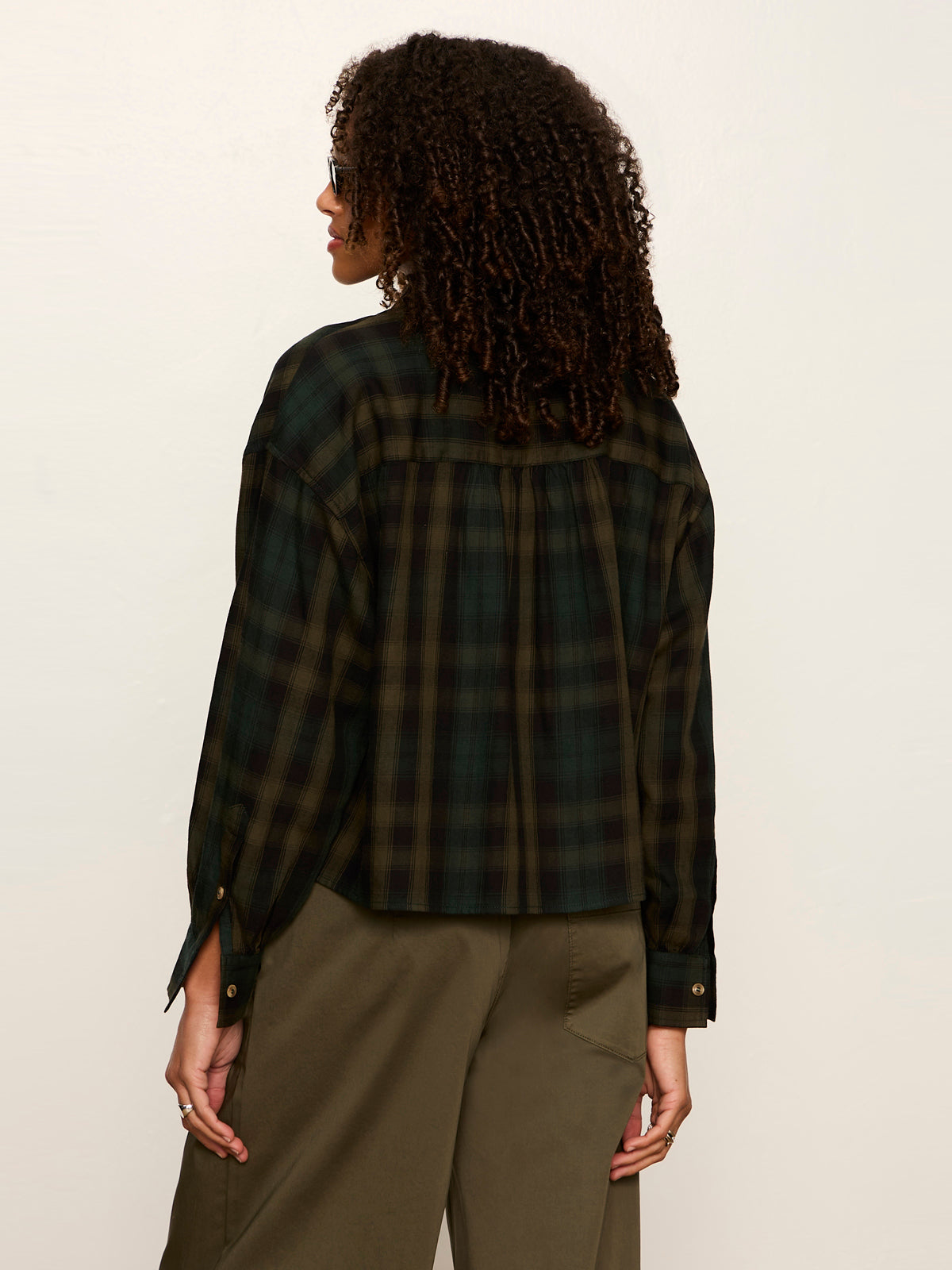 The Autumn Edit Flannel Top Forest Plaid | Sanctuary Clothing