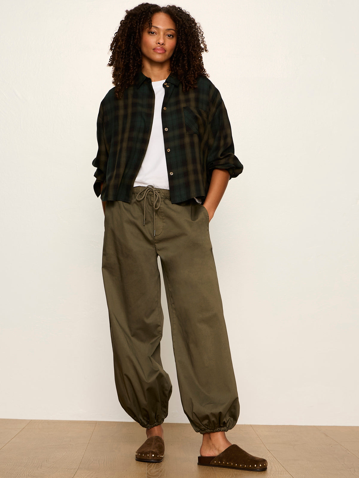 The Autumn Edit Flannel Top Forest Plaid | Sanctuary Clothing