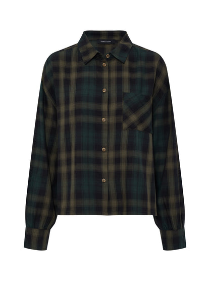 The Autumn Edit Flannel Top Forest Plaid | Sanctuary Clothing