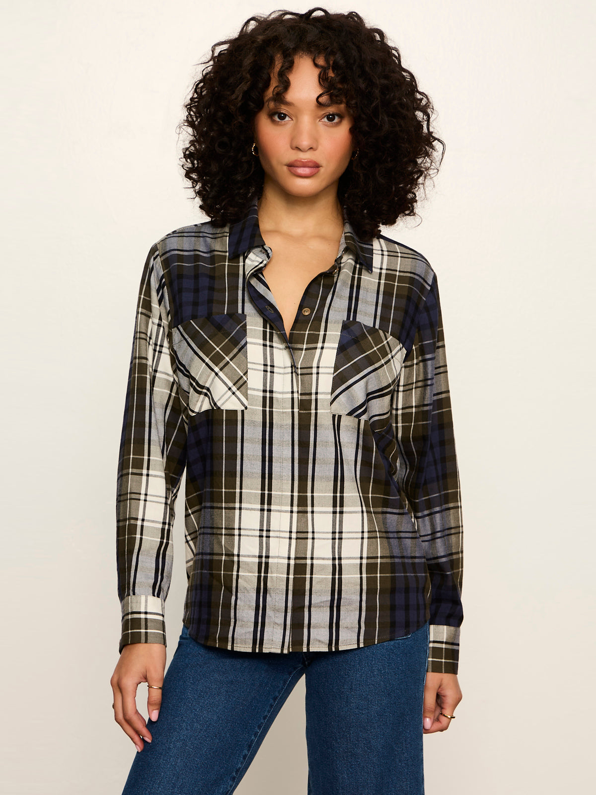 The City Plaid Shirt True Green Plaid | Sanctuary Clothing