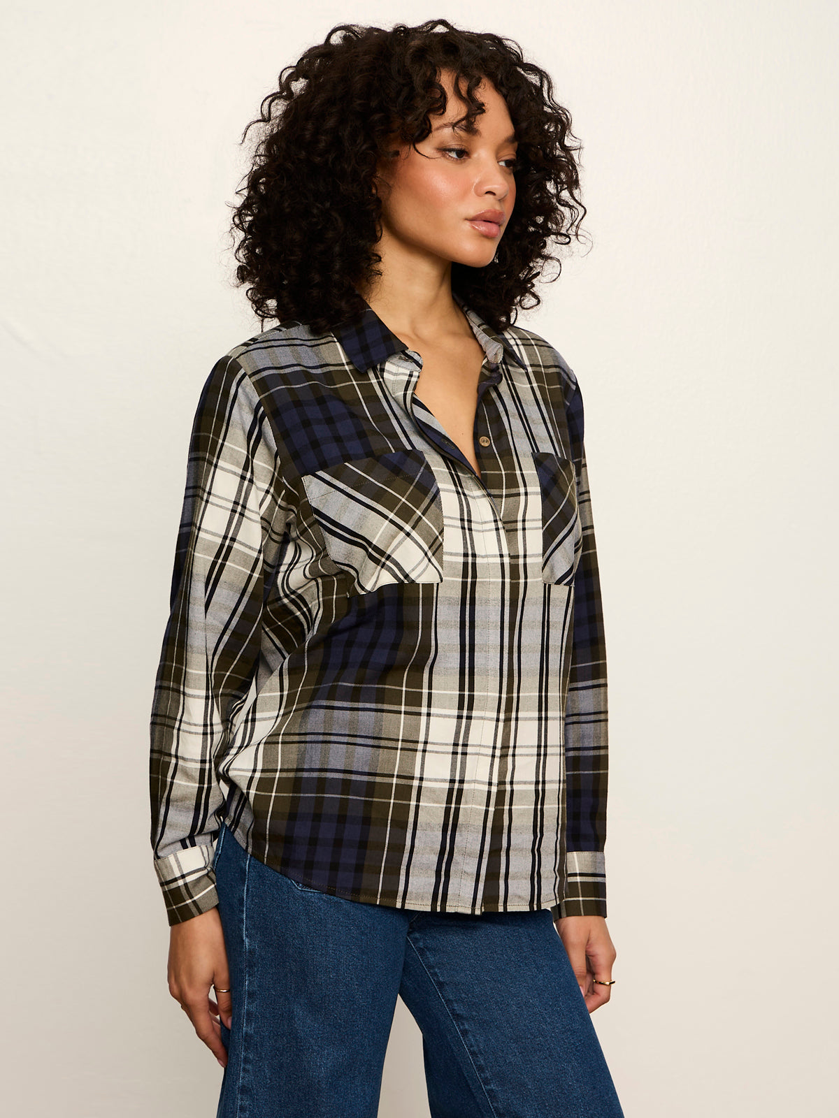 The City Plaid Shirt True Green Plaid | Sanctuary Clothing