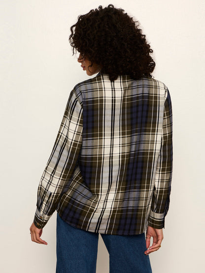 The City Plaid Shirt True Green Plaid | Sanctuary Clothing