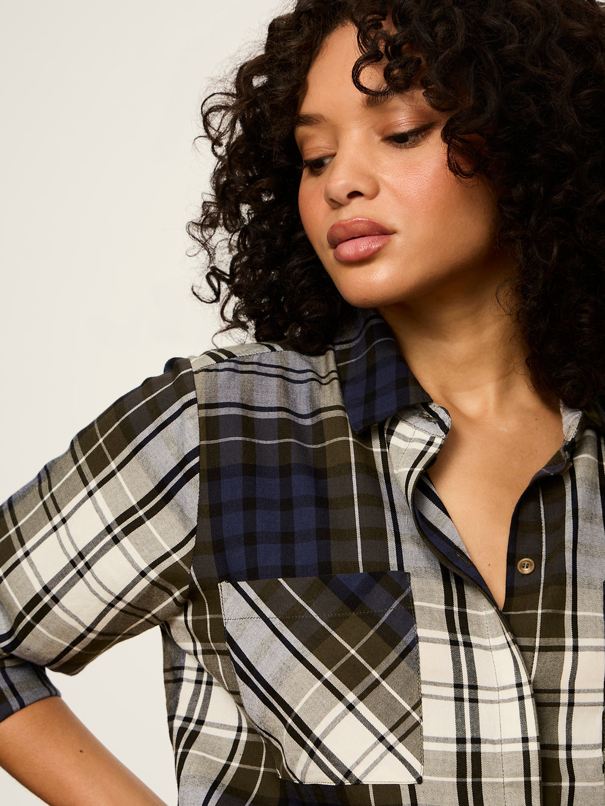 The City Plaid Shirt True Green Plaid | Sanctuary Clothing