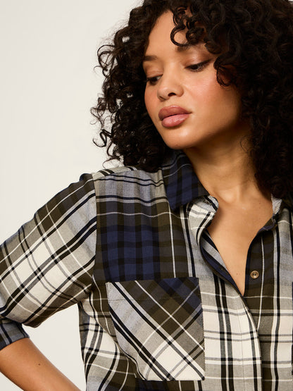 The City Plaid Shirt True Green Plaid | Sanctuary Clothing