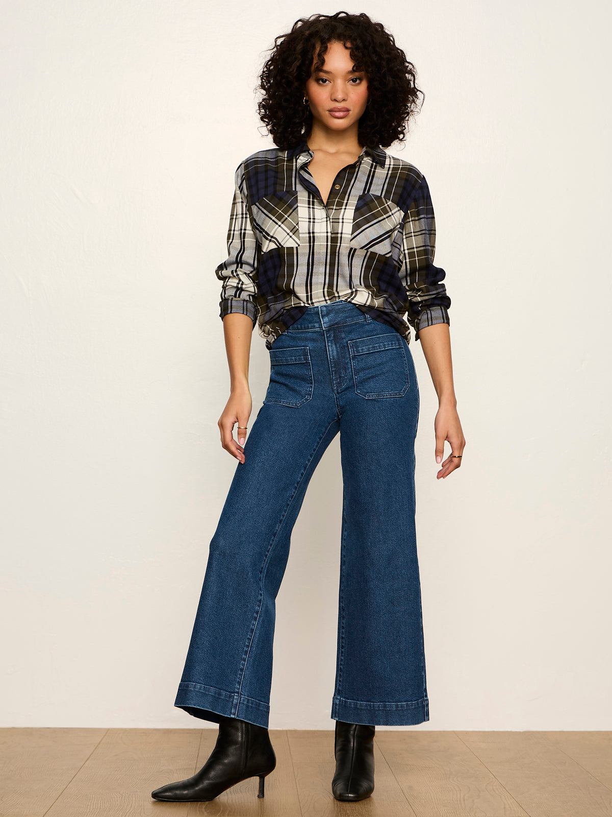 The City Plaid Shirt True Green Plaid | Sanctuary Clothing