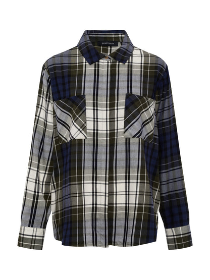 The City Plaid Shirt True Green Plaid | Sanctuary Clothing