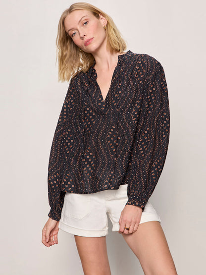 JOYRIDE RELAXED VOLUME BLOUSE RHYTHMIC | Sanctuary Clothing