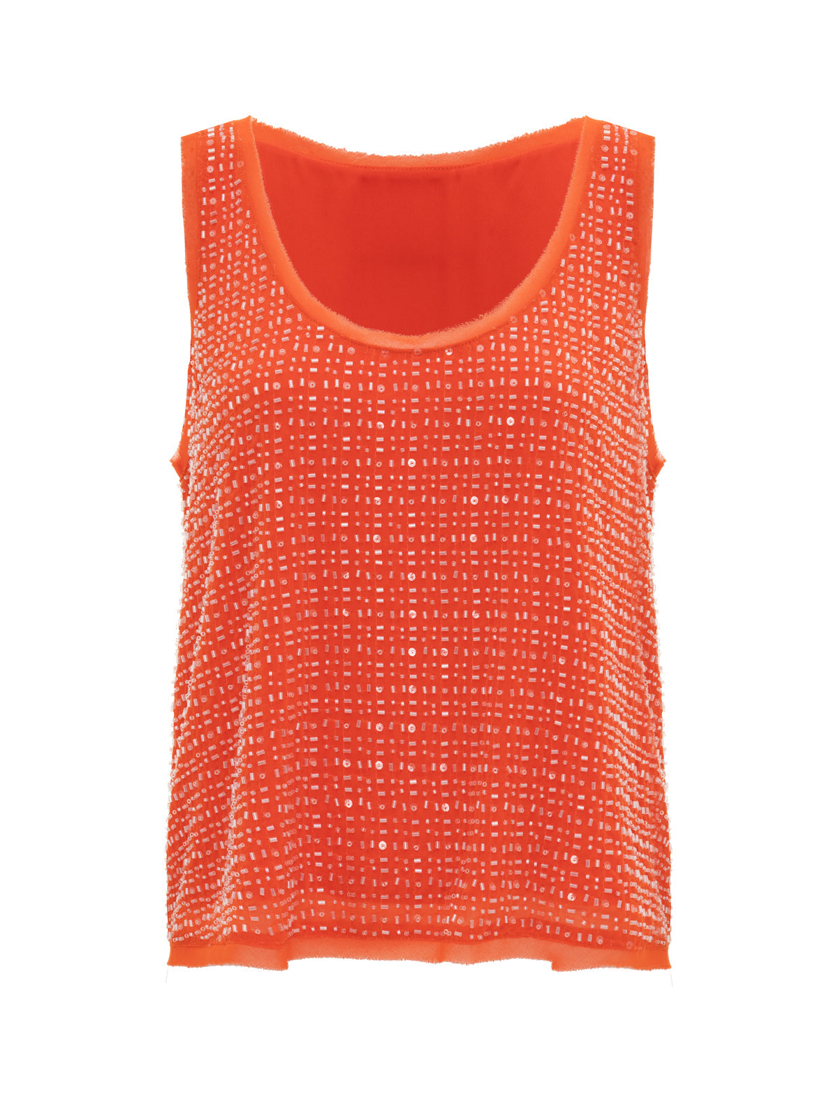 THE BECOMING BEAD SHELL HIBISCUS ORANGE | Sanctuary Clothing