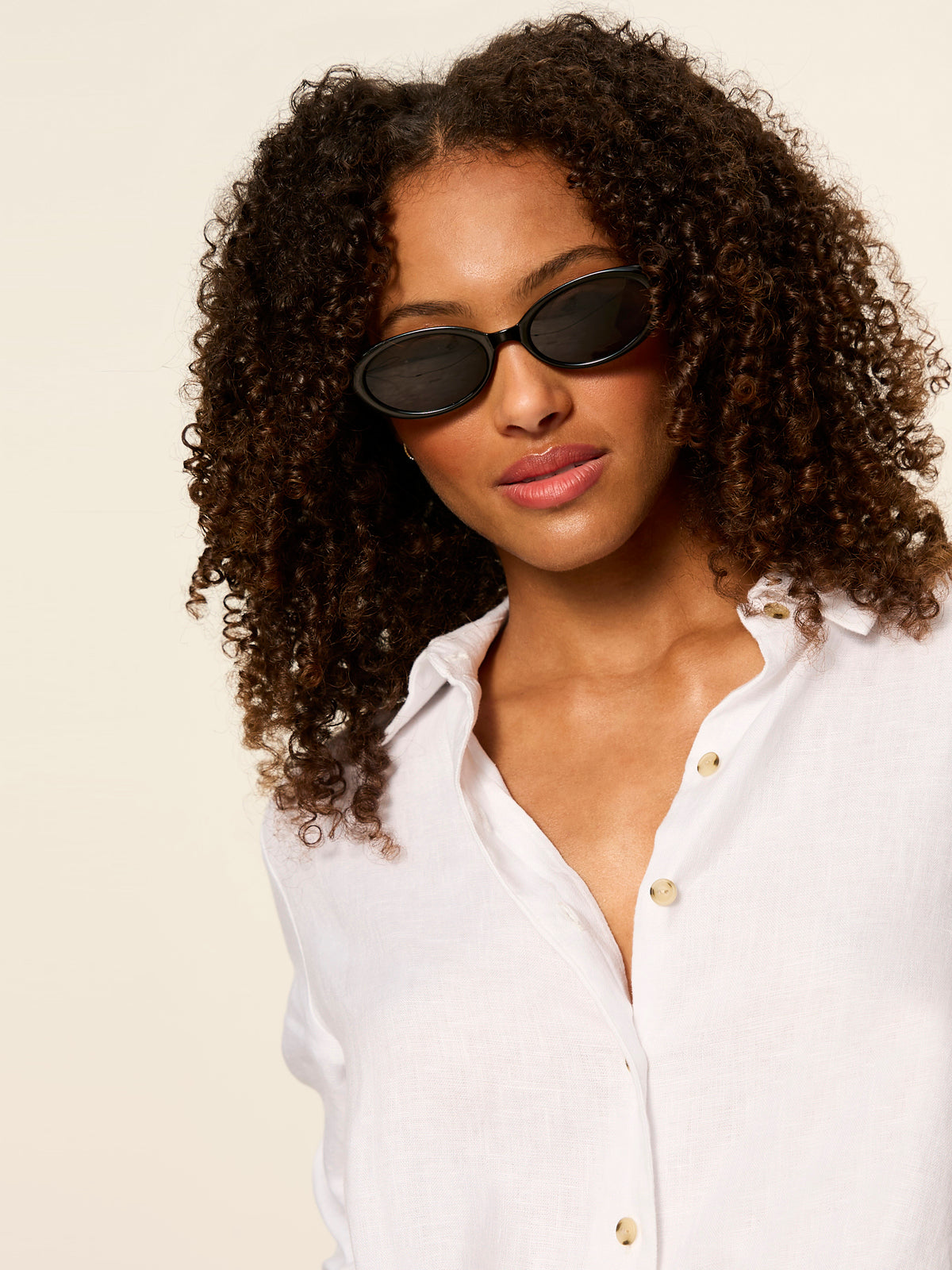 MORE LOVE LINEN TIE TOP WHITE | Sanctuary Clothing