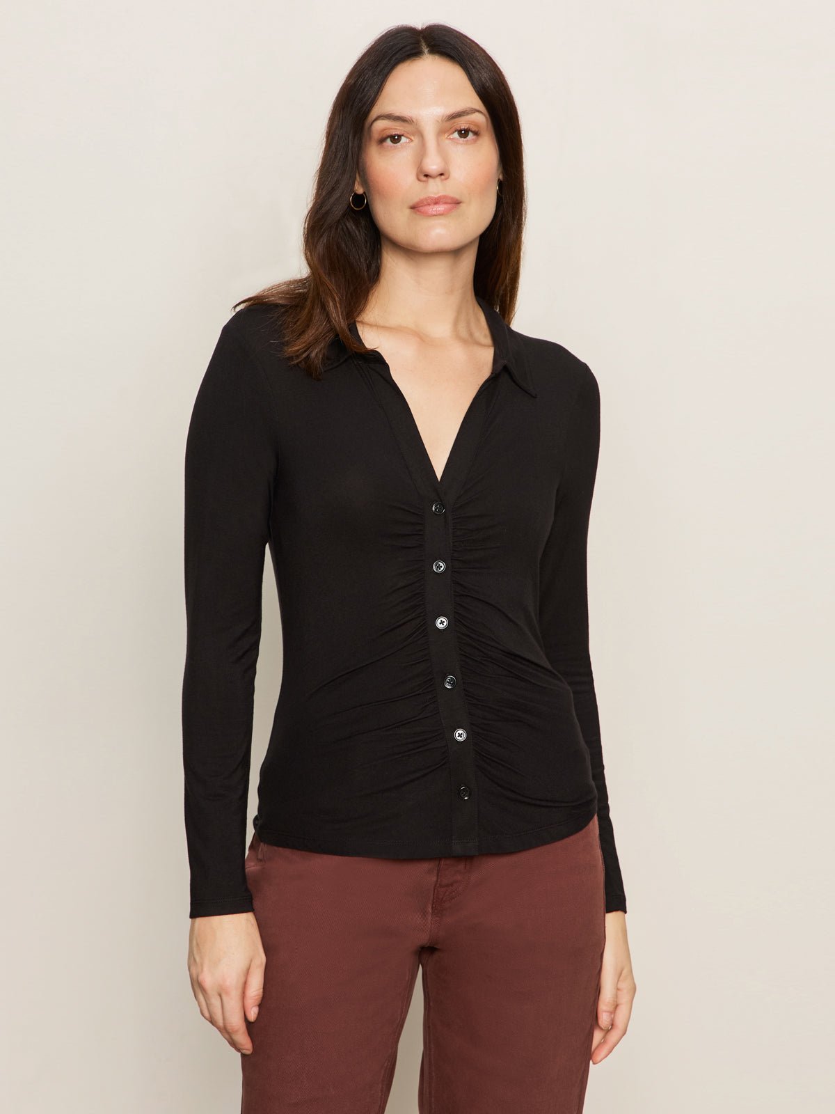 DREAMGIRL BUTTON UP BLACK | Sanctuary Clothing