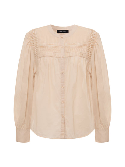 GIVING THE MOST PINTUCK SHIRT RICH COLLAGEN | Sanctuary Clothing