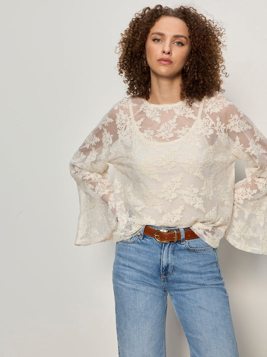 BOHO LACE TOP VINTAGE IVORY | Sanctuary Clothing