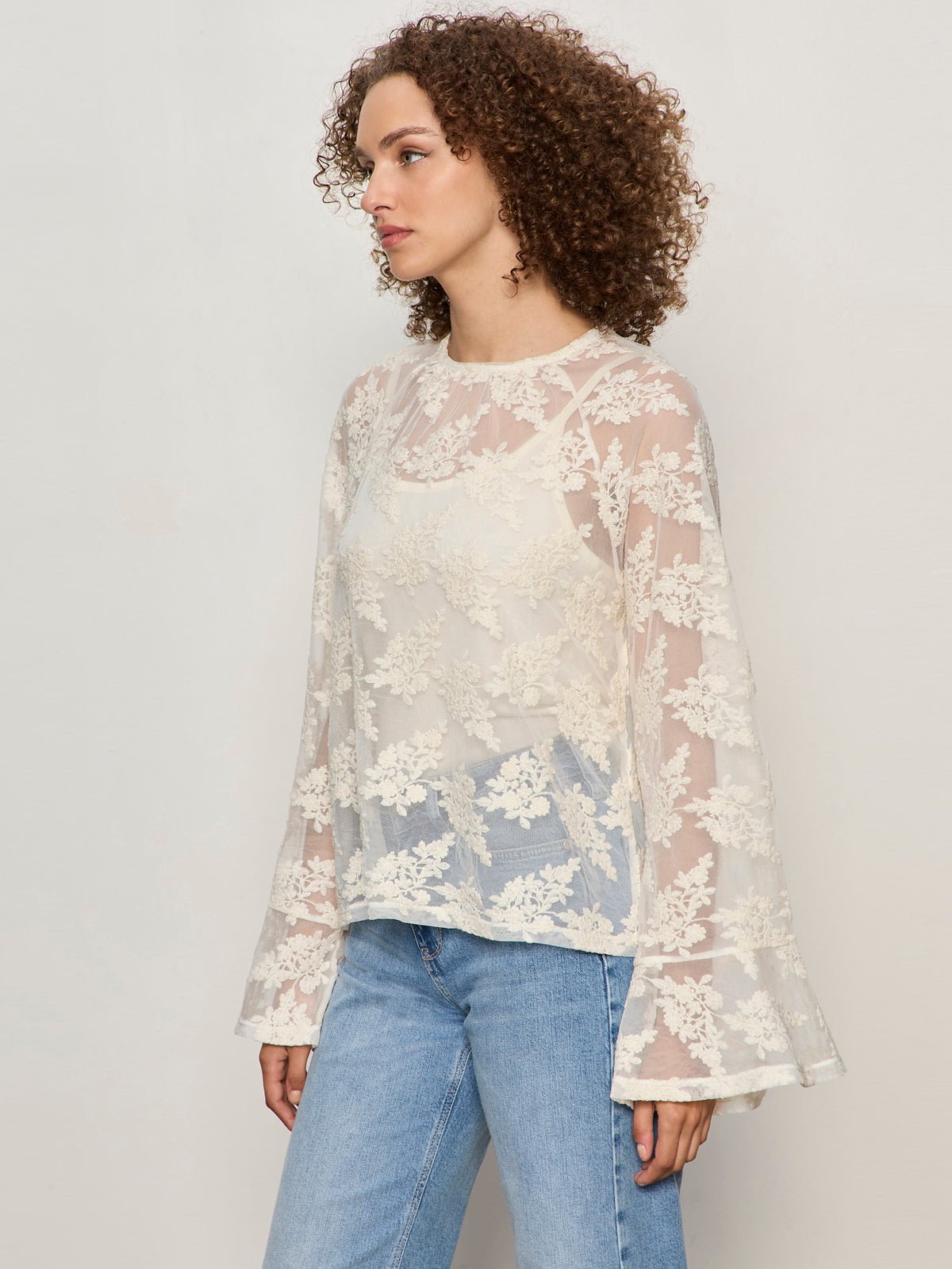 BOHO LACE TOP VINTAGE IVORY | Sanctuary Clothing