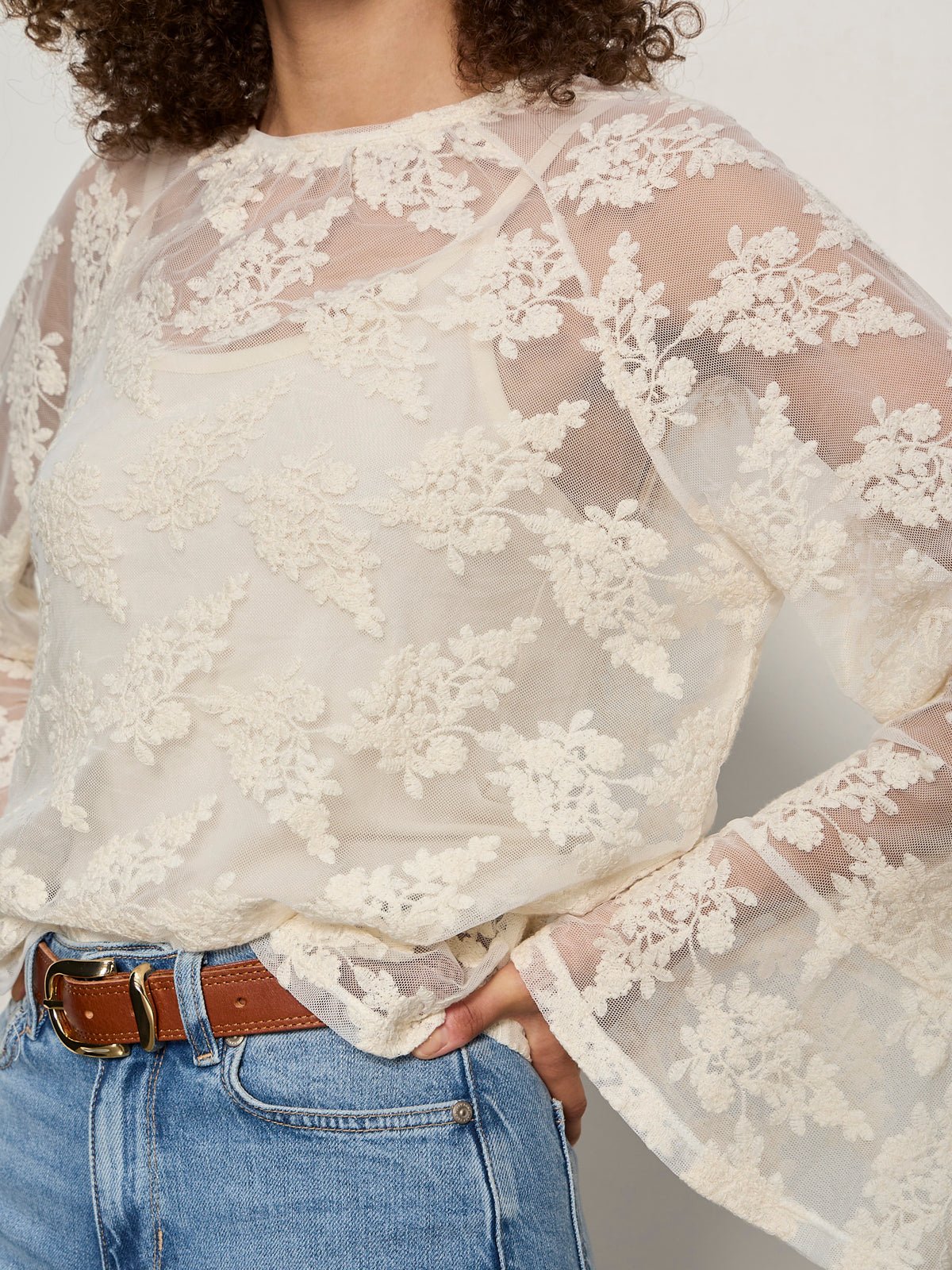 BOHO LACE TOP VINTAGE IVORY | Sanctuary Clothing
