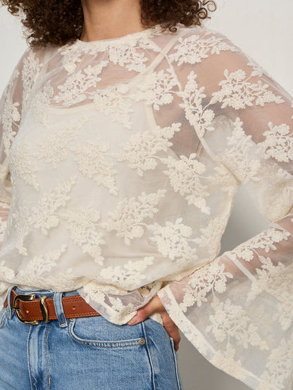 BOHO LACE TOP VINTAGE IVORY | Sanctuary Clothing