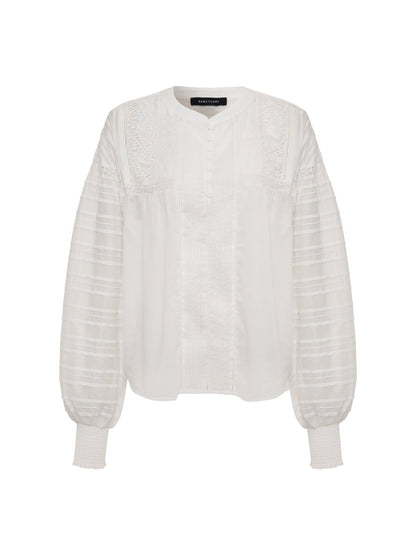 ADORE YOU EMBROIDERED BLOUSE WHITE | Sanctuary Clothing