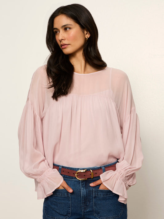 KEEPSAKE VOLUME BLOUSE DRIED PETAL | Sanctuary Clothing