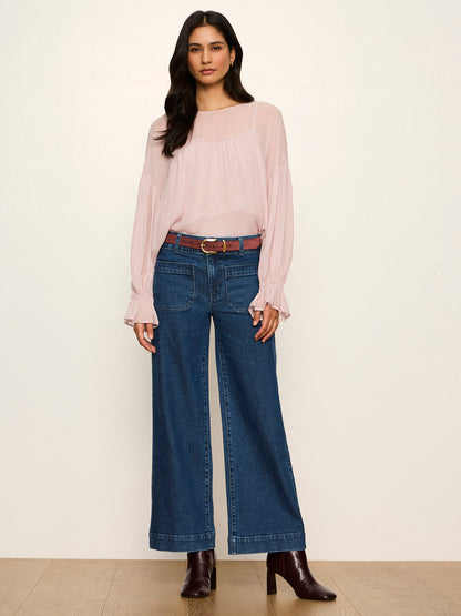 KEEPSAKE VOLUME BLOUSE DRIED PETAL | Sanctuary Clothing