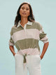 OXYGEN PINK/OLIVE TREE STRIPE