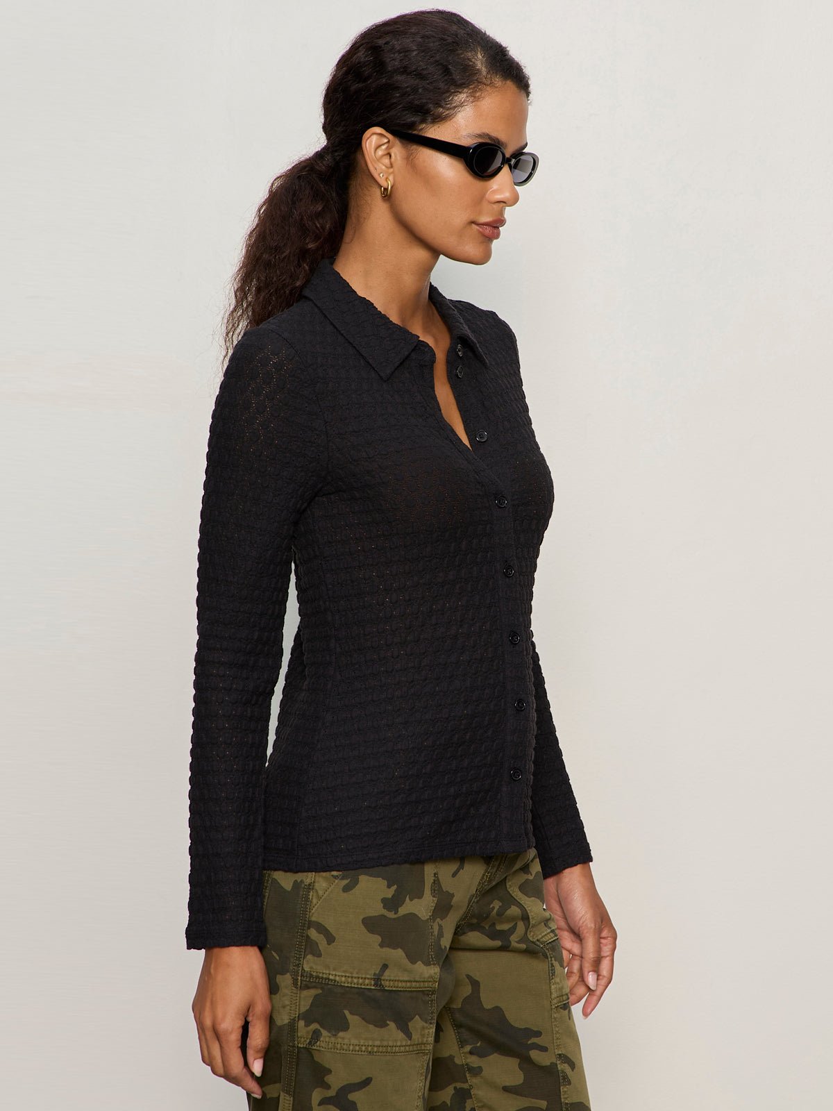 DREAMER SHIRT BLACK | Sanctuary Clothing