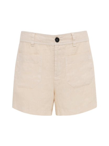 LINEN MARINE SHORT SUMMER SAND | Sanctuary Clothing