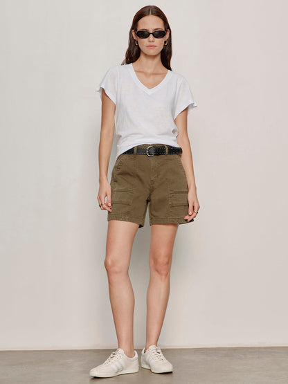 BOYFRIEND UTILITY SHORT BURNT OLIVE | Sanctuary Clothing