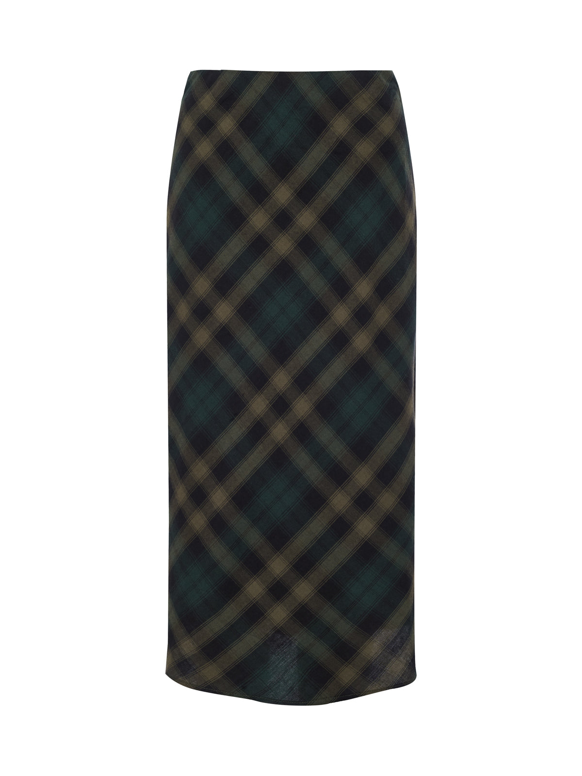 Favorite Plaid Slip Skirt Forest Plaid | Sanctuary Clothing