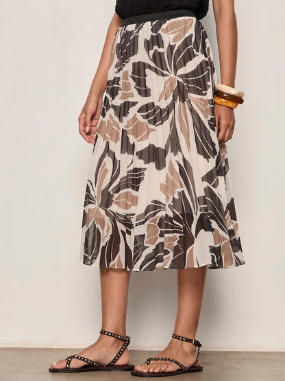 NOSTALGIA PLEATED MIDI SKIRT LOTUS | Sanctuary Clothing