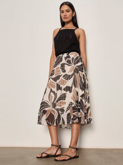 NOSTALGIA PLEATED MIDI SKIRT LOTUS | Sanctuary Clothing