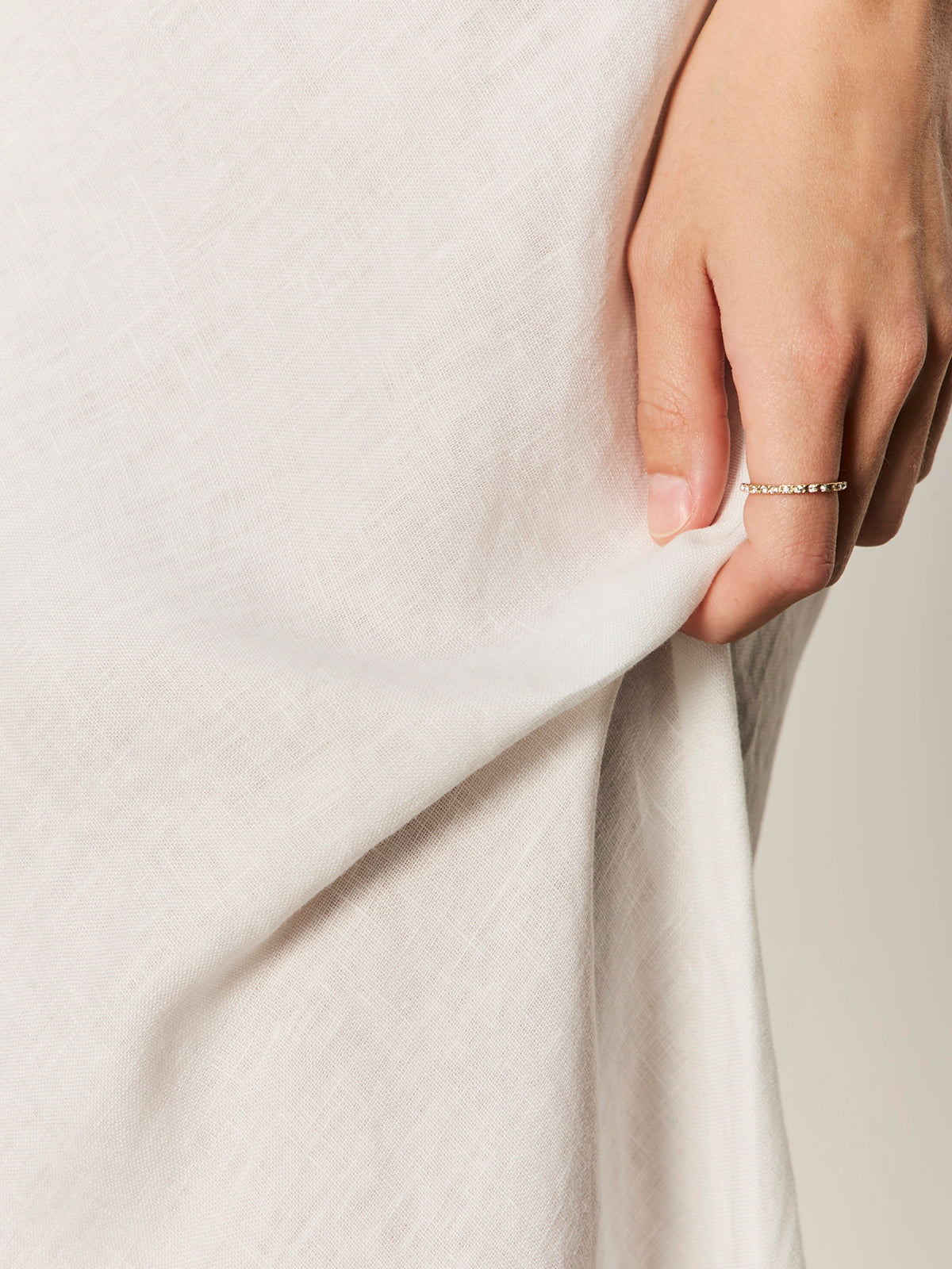 EVERYDAY LINEN SLIP SKIRT WHITE | Sanctuary Clothing