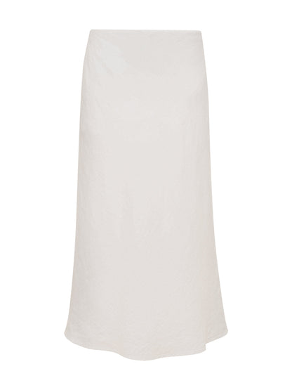 EVERYDAY LINEN SLIP SKIRT WHITE | Sanctuary Clothing