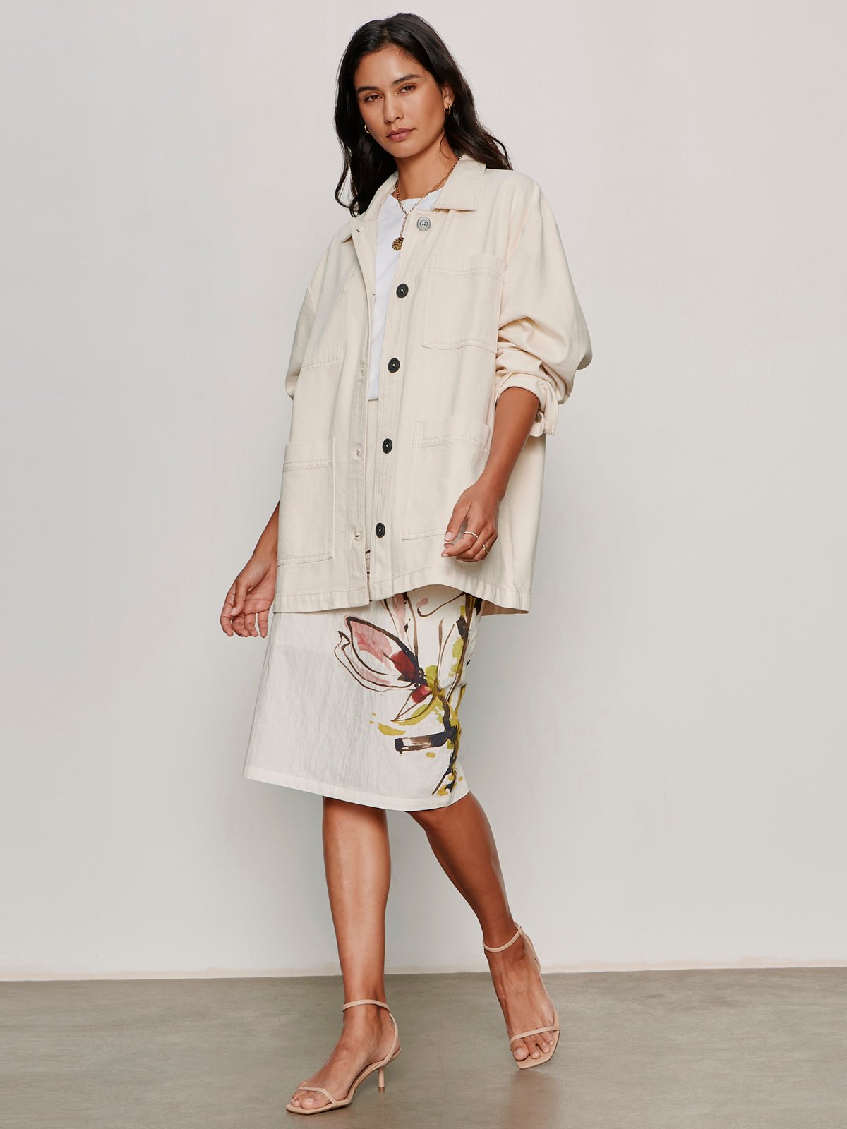 Spring Fleur Pencil Skirt Fleur | Sanctuary Clothing